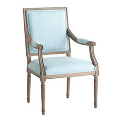 CHATEAU ARM CHAIR - AQUA - Armchairs And Accent Chairs