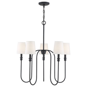 Trade Winds Lighting 5-Light Chandelier In Aged Iron
