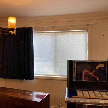 Elegant Roller Shades and Curtains Installation in Encino