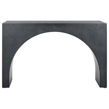 Safavieh Couture Katelynn Burled Mappa Console Table, Grey