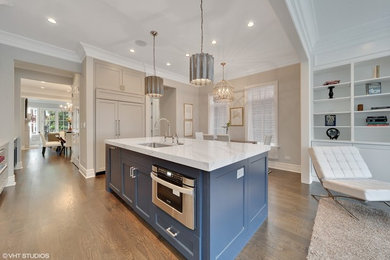 Inspiration for a transitional kitchen remodel in Chicago