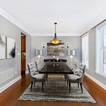Same Dining Room Staged Multiple Ways