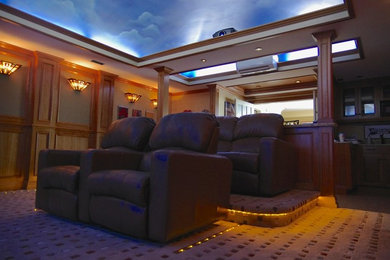 Home theatre in New York.