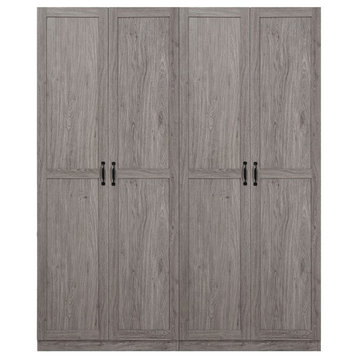 Hopkins Modern  Storage Closet 3.0, Gray, Set of 2