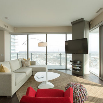 Column TV Mounting