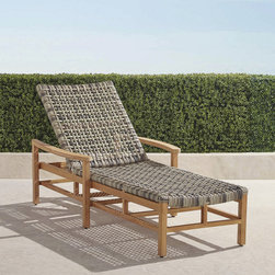 Isola Chaise Lounge In Natural Finish - Patio Furniture And Outdoor Furniture