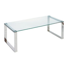 chrome glass coffee tables | houzz chrome glass coffee tables | houzz
