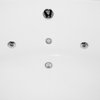 5' Rounded Modern Double Seat Corner Whirlpool Bath Tub With Fixtures