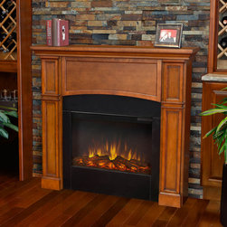 Bradford - Slim Electric Fireplace Mantel - Fireplace Mantels