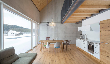 Houzzbesuch: Atelier und Wohnraum unter einer Cortenstahlhaut
