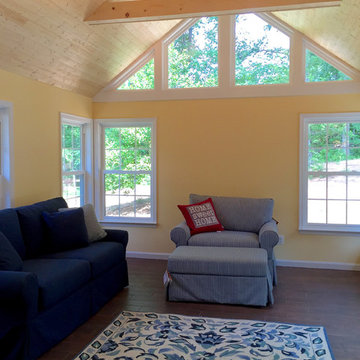 Sunroom with Natural Finishes