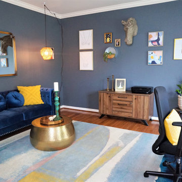 Eldersburg residence- Mid-Century Modern Home Office