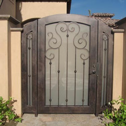 Courtyard & Pedestrain Gates - Home Fencing And Gates