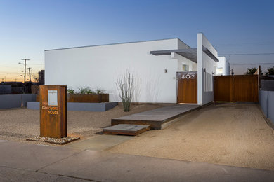 Example of a trendy exterior home design in Phoenix