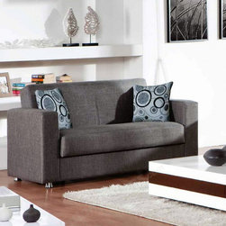 Tokyo Loveseat in Diego Gray - Loveseats