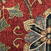 Melinda Washed Linen Vintage Floral Medallion Duvet Cover Set, 3PC, Super Queen