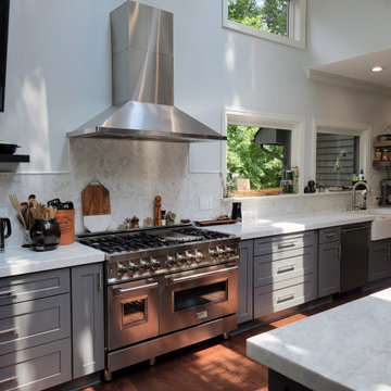 Multi-level addition & kitchen expansion