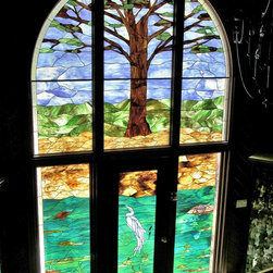 Tree of Life Frenkel - Stained Glass Panels