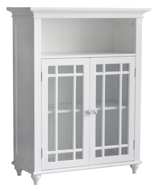 Neal Double Door Floor Cabinet Transitional Bathroom Cabinets Neal Double Door Floor Cabinet