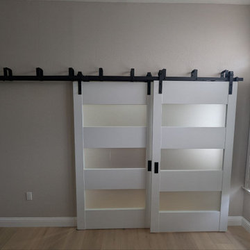 New sliding doors 2026 - Bypass barn doors Sete 6003 White silk