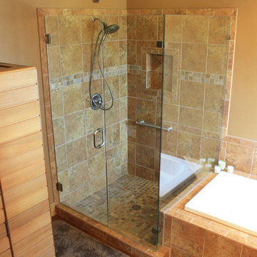 Custom Frameless Shower Enclosure