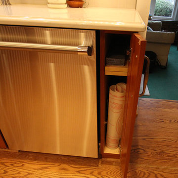 Clever Storage in a Compact Kitchen - Grosse Pointe Woods