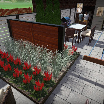 Dufferin Grove Modern Backyard