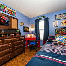 Marvel Comic Themed Boys Bedroom Modern Kinderzimmer