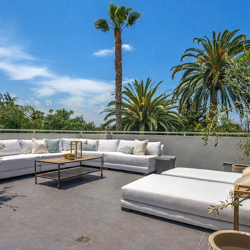 Private Roof Deck with Panoramic Palm Tree Views