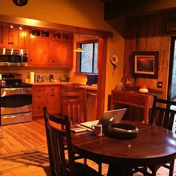 Rustic Northern California Kitchen and Bathroom Remodel