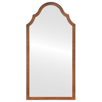 Vienne Framed Full Length Mirror, Peaks Cathedral, 23.4"x47.4", Autumn Bronze