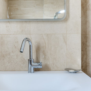 Salle de bain effet peau de pêche