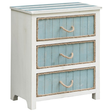 South Shore Dresser or Chest, Blueish Grey and White