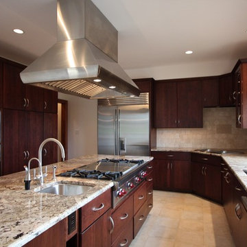 Kitchen with Fryer and Steamer