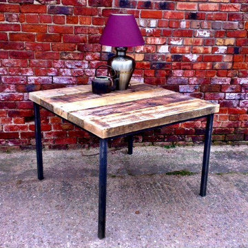 Industrial Mill Style Reclaimed Wood Coffee Table