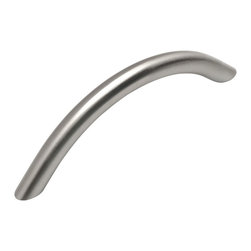 Cosmas - Cosmas 801-96SN Satin Nickel Cabinet Bar Pull, 3-3/4" Hole Centers, Set of 5 - Cabinet And Drawer Handle Pulls