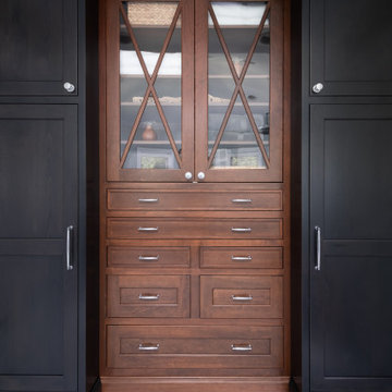 Stained Black Cherry w/ Walnut Island