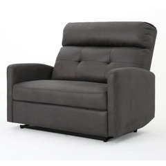 GDF Studio Hana Plush Cushion Tufted Back Loveseat Recliner