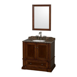 Antique Bathroom Vanities in Cherry Finish - Bathroom Vanities And Sink Consoles