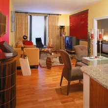 Yellow living room