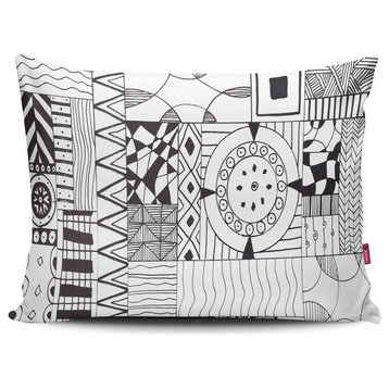 14"x20" Double Sided Pillow, "This Pattern is Nonstop" by Gabriel Antunez