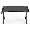 Brindisi Gaming Computer Desk with LED Lights in Black, 48"