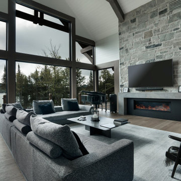 Timber frame - St-Donat