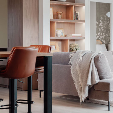Une maison contemporaine ... chaleureuse !