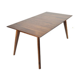 Custom Mid Century Modern Walnut Table - Products