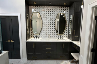 Example of a trendy bathroom design in Other