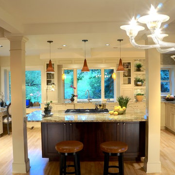 Traditional White Kitchen in Lewistown, MT