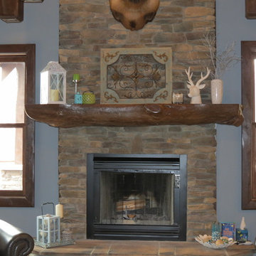 Log Mantels