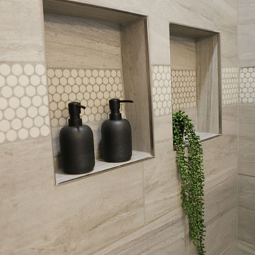 Brand New Rustic Bathroom Remodel