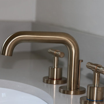 Brizo Bushed Brass Three Hole Faucet